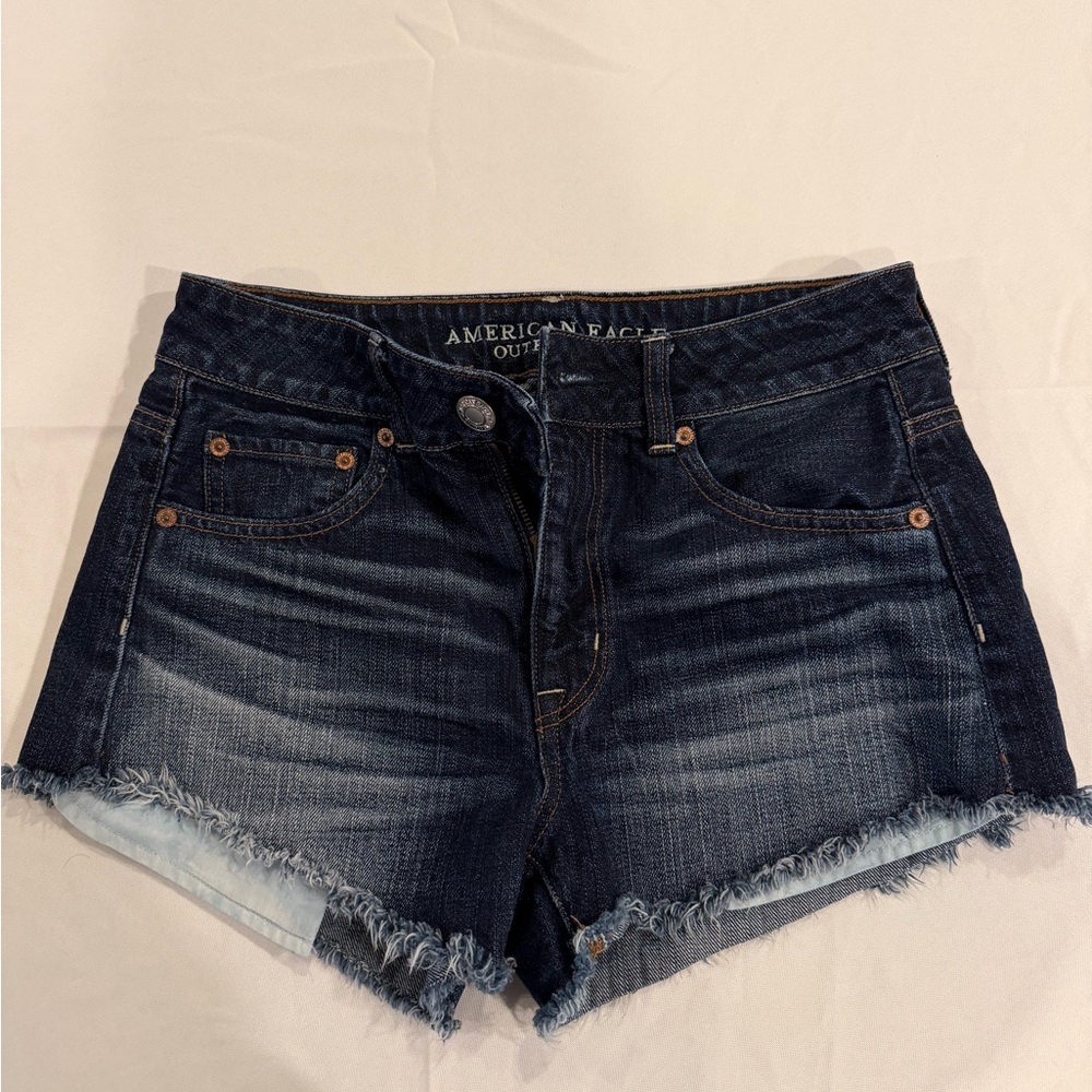 American Eagle Dark Blue Jean Shorts